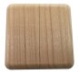 Preview: Einzelrosetten aus Holz, 2-teilig BASIC 60 Buche natur-roh