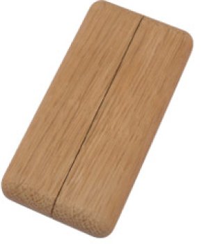 Doppelrosetten aus Holz, 2-teilig BASIC 100 Eiche schutzlackiert
