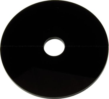 Einzelrosetten aus Acryl WideLine-Design GS 80 A schwarz