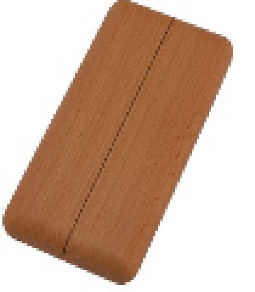 Doppelrosetten aus Holz, 2-teilig BASIC 100 Buche schutzlackiert