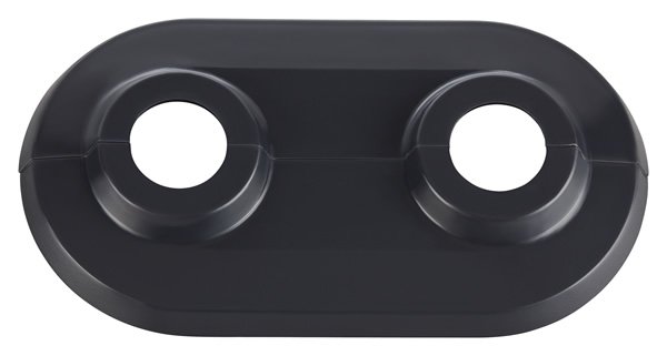 Doppelrosetten aus Kunststoff, 2-teilig DUO-SoftLine -  Premiumfarben