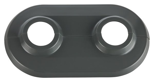 Doppelrosetten aus Kunststoff, 2-teilig DUO-SoftLine -  Premiumfarben
