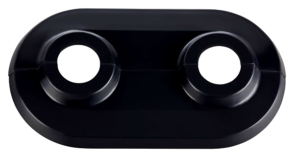 Doppelrosetten aus Kunststoff, 2-teilig DUO-SoftLine -  Premiumfarben